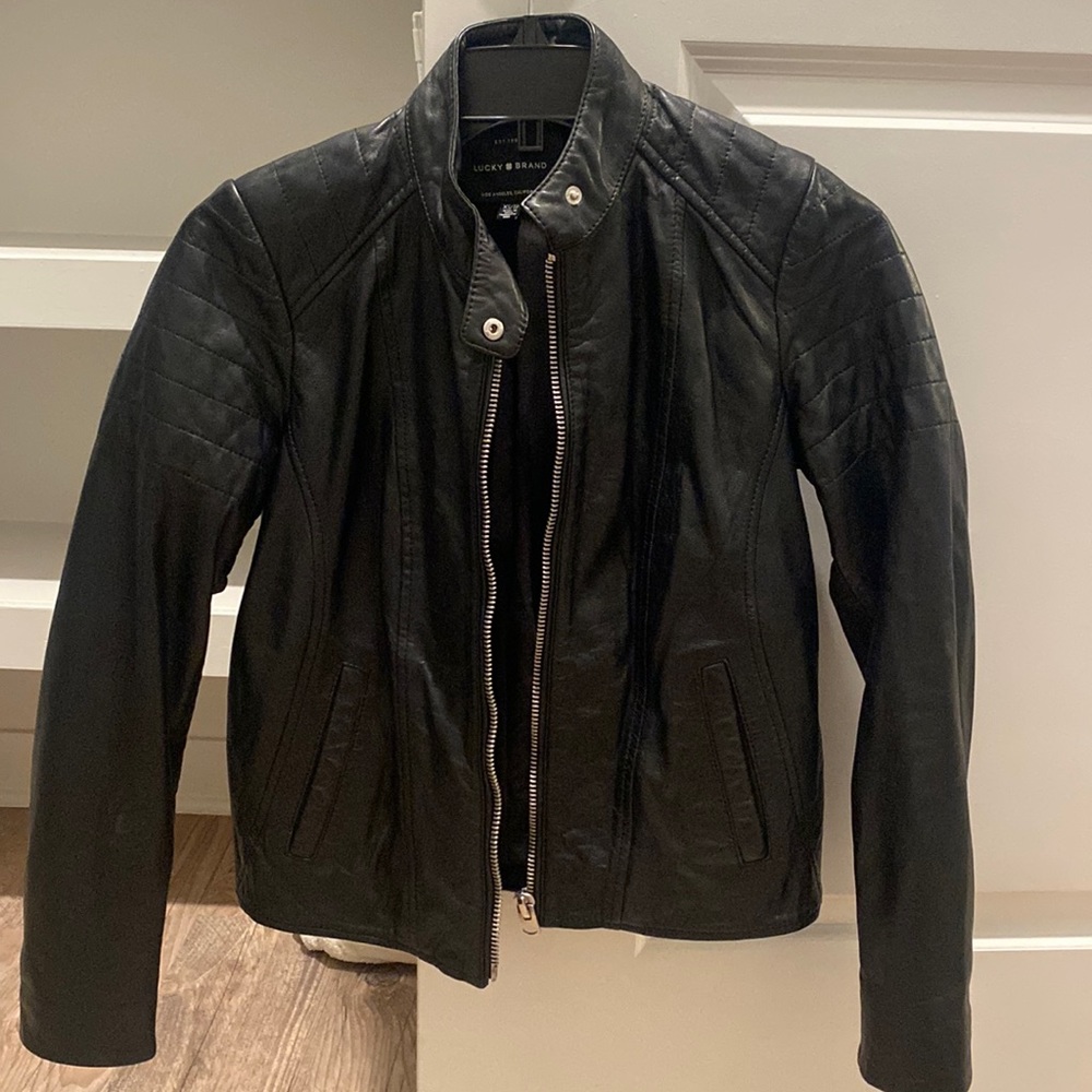 Lucky Brand Black Leather Jacket